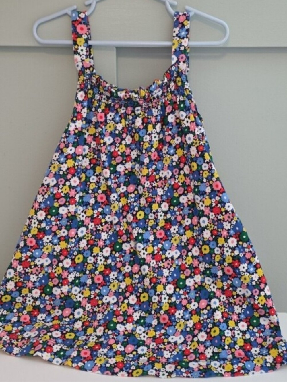 Mini Boden 4-5 4t 5t Floral Dress W/ Built In Shorts